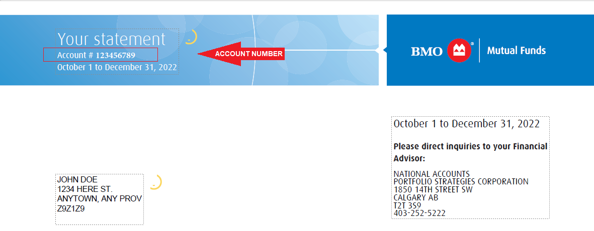 how to find my transit number bmo